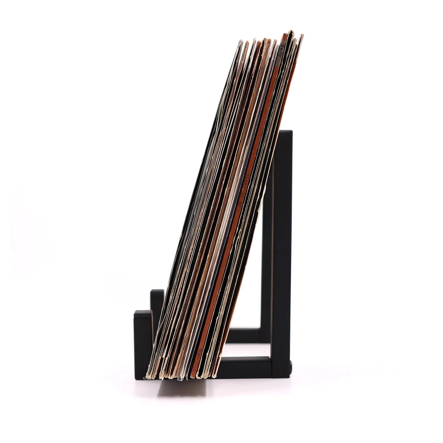 Metal Vinyl Record Storage Tabletop Retro Minimal Record Holder For LP