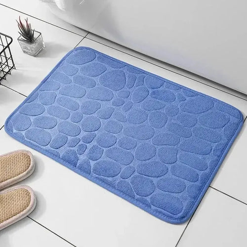 Memory foam bademåtte i velour