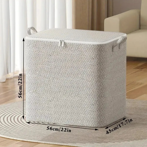 1pc Household Large Capacity Storage Bag Non-woven Material, Closet