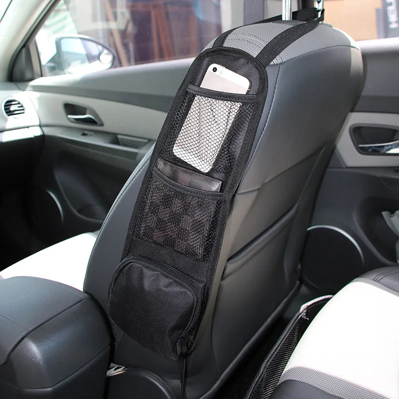 Car Backseat Organizer with Touch Screen Tablet Holder Auto Storage