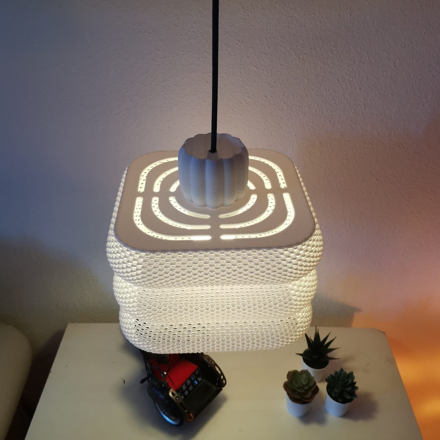 Silk Lantern Pendant Lamp