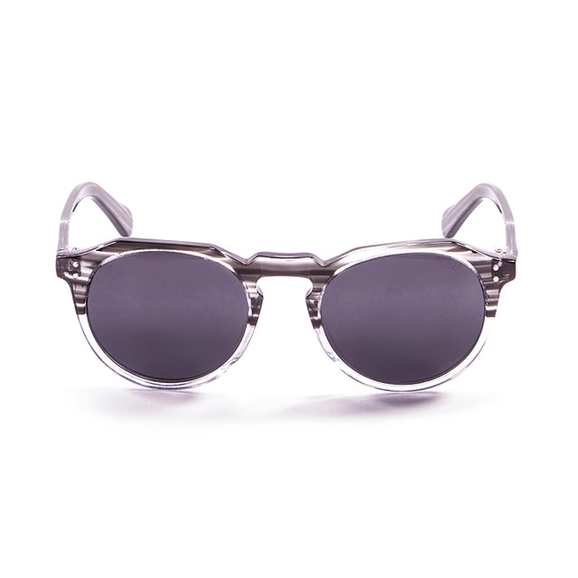 OCEAN GLASSES CYCLOPS – Runde Solbriller i Klassisk Sort Acetat