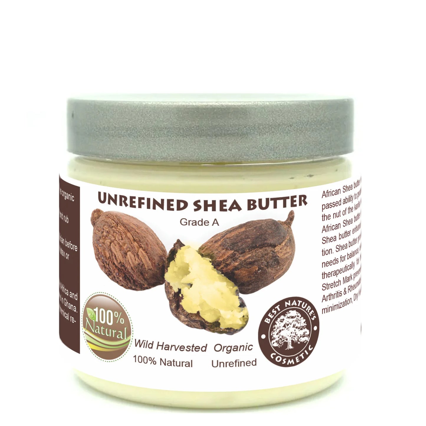 100% ren, økologisk og uraffineret sheabutter 140 g