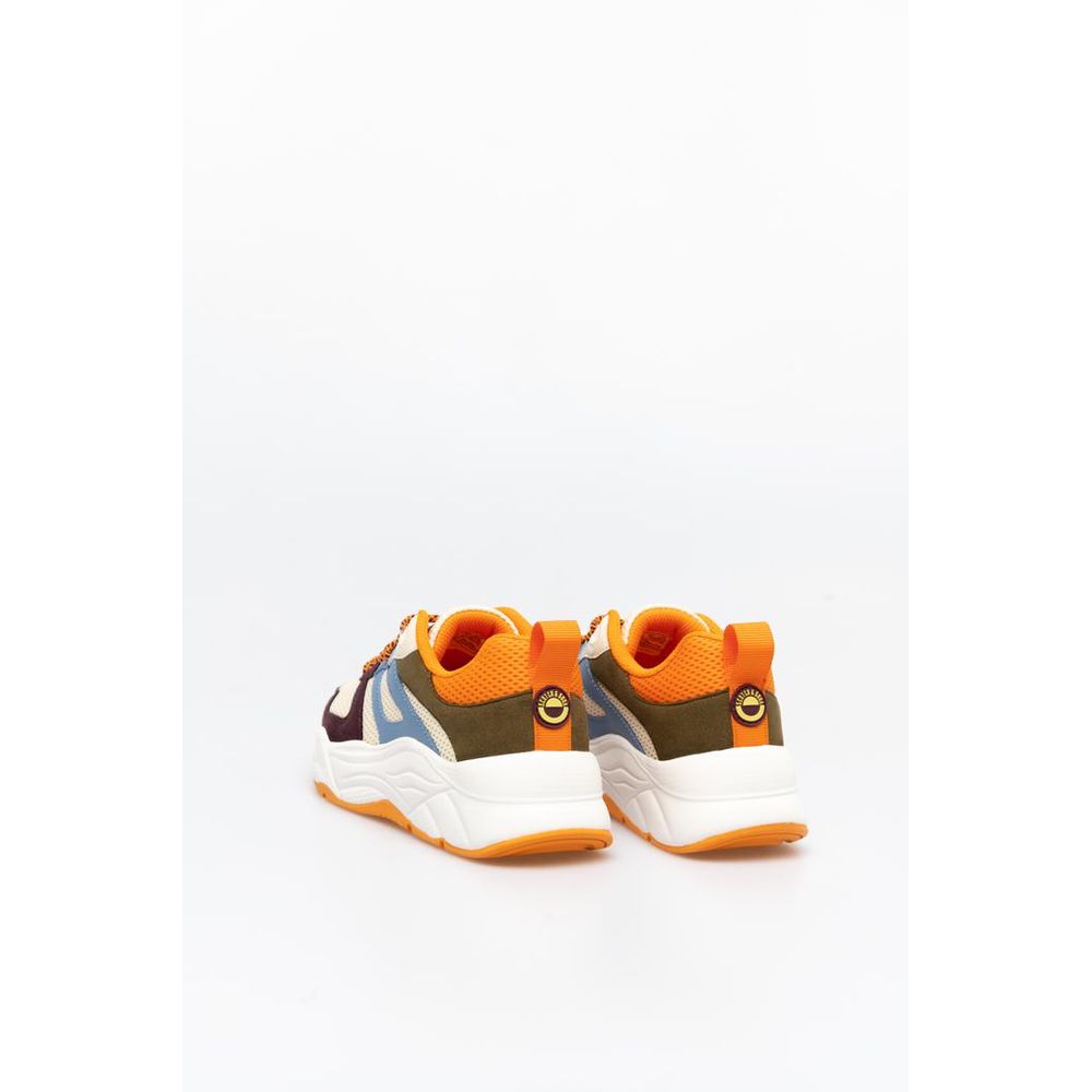 Multicolor Nylon Athletic Sneakers