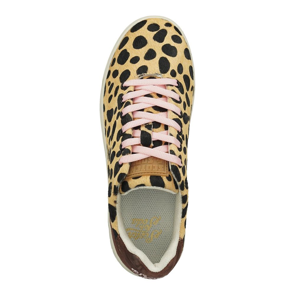 Multicolor Leather Low Top Sneakers