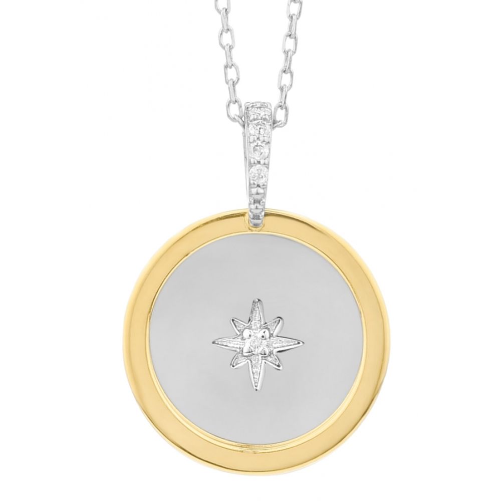 Gray Silver Necklace