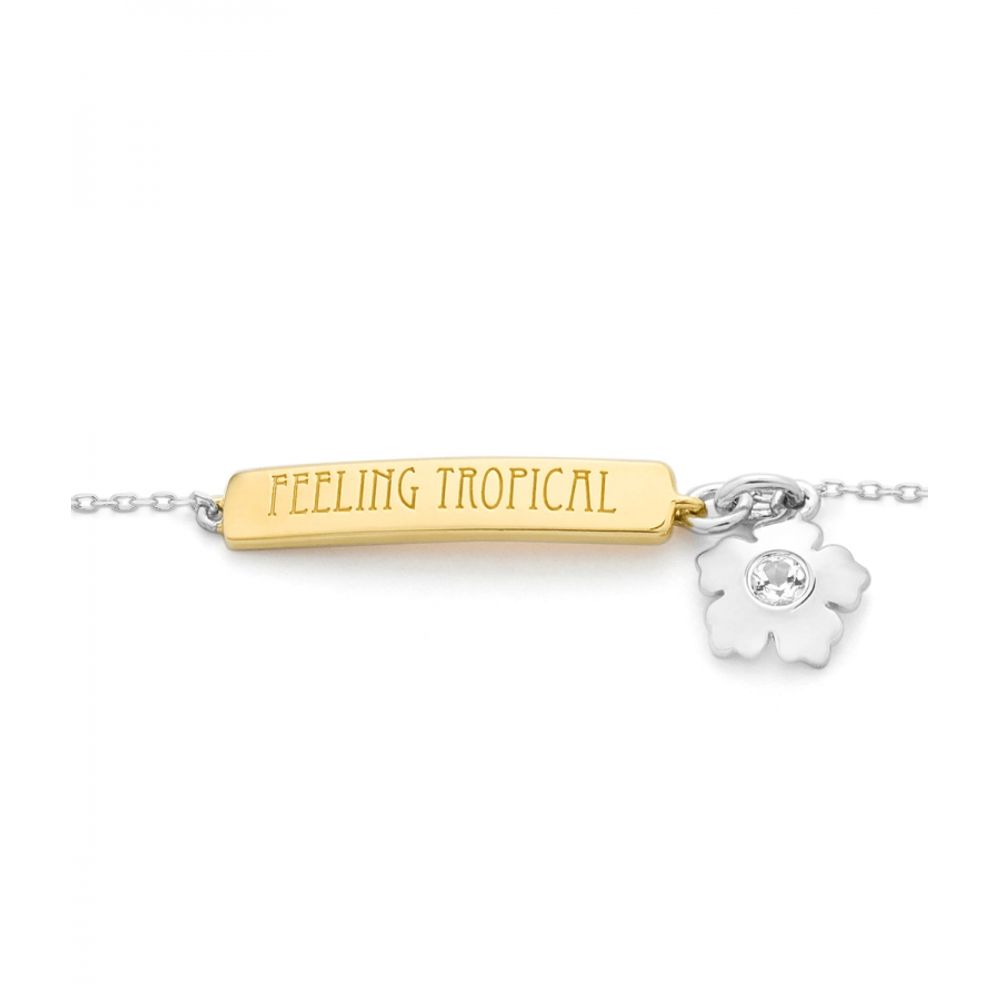 Gray Silver Bracelet