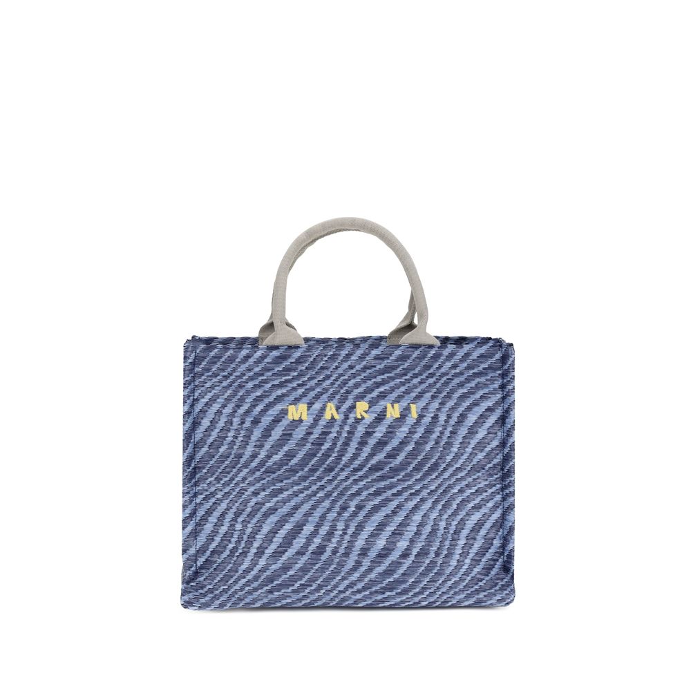 Blue Nylon Shoulder Bag