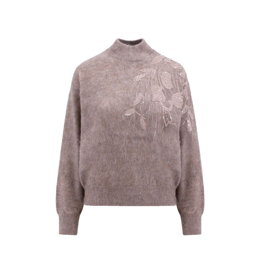Beige Cashmere Sweatshirt