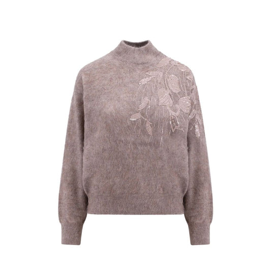 Beige Cashmere Sweatshirt