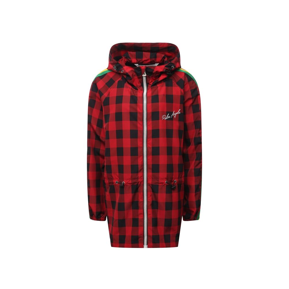 Red Polyamide Shell Jacket