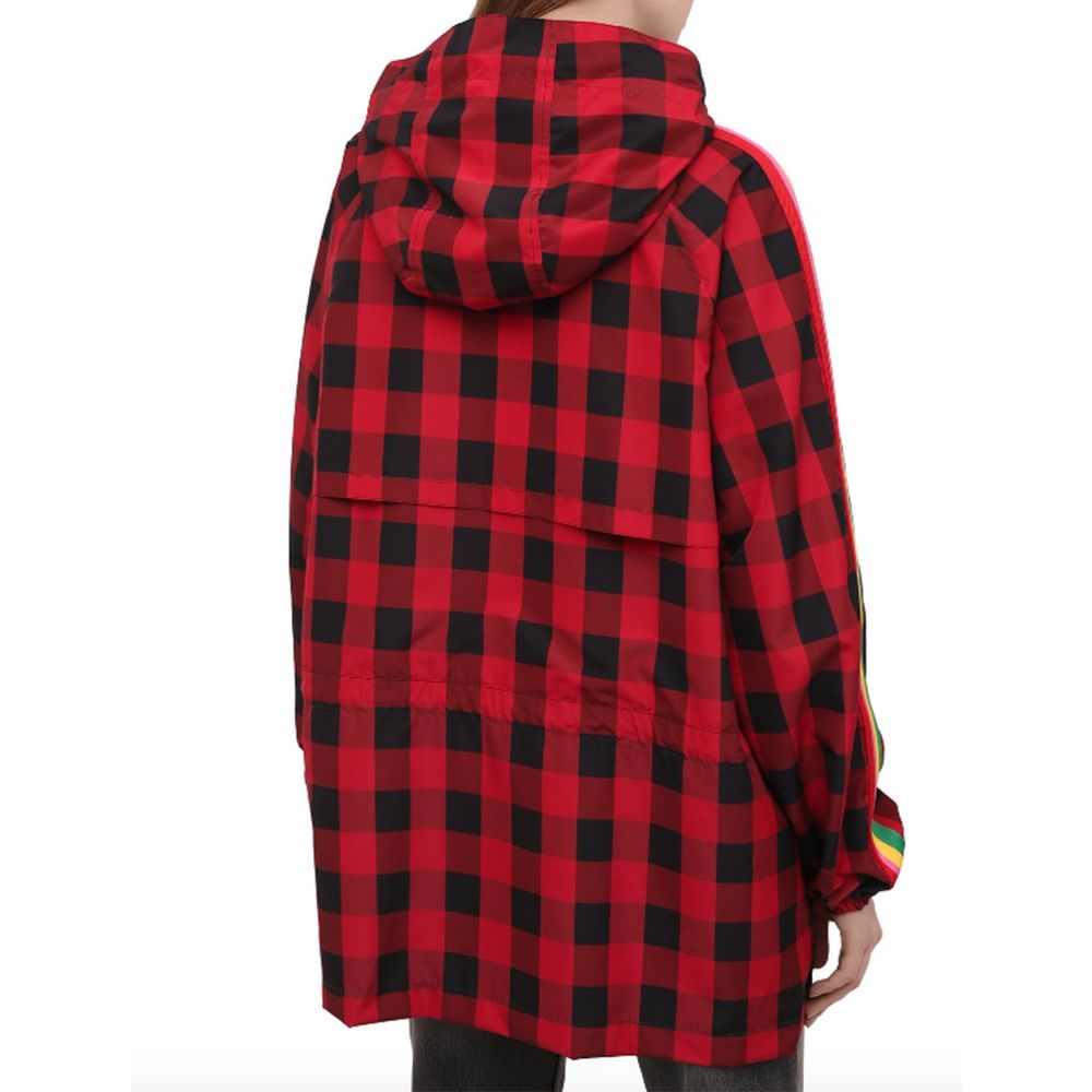 Red Polyamide Shell Jacket