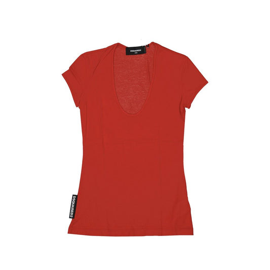 Red Cotton T-Shirt