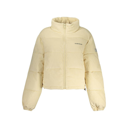 Beige Polyester Women's Jacket