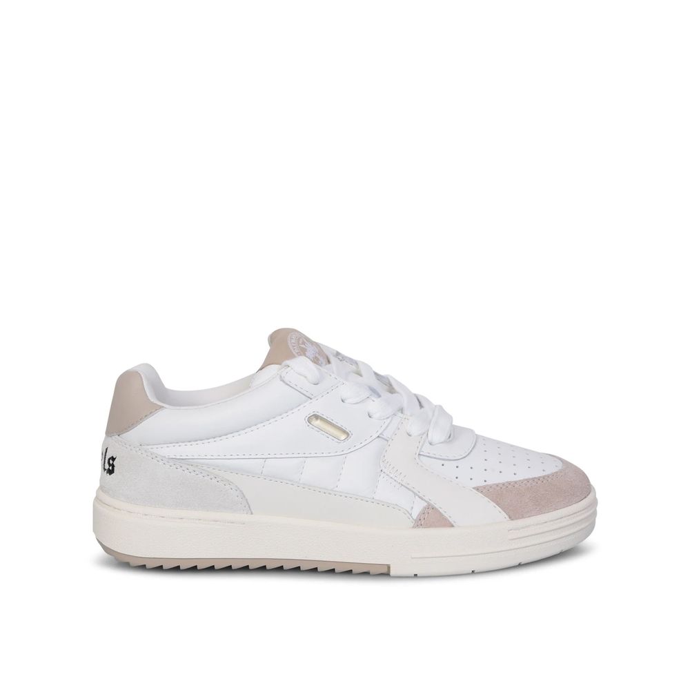 White Calfskin Athletic Sneakers