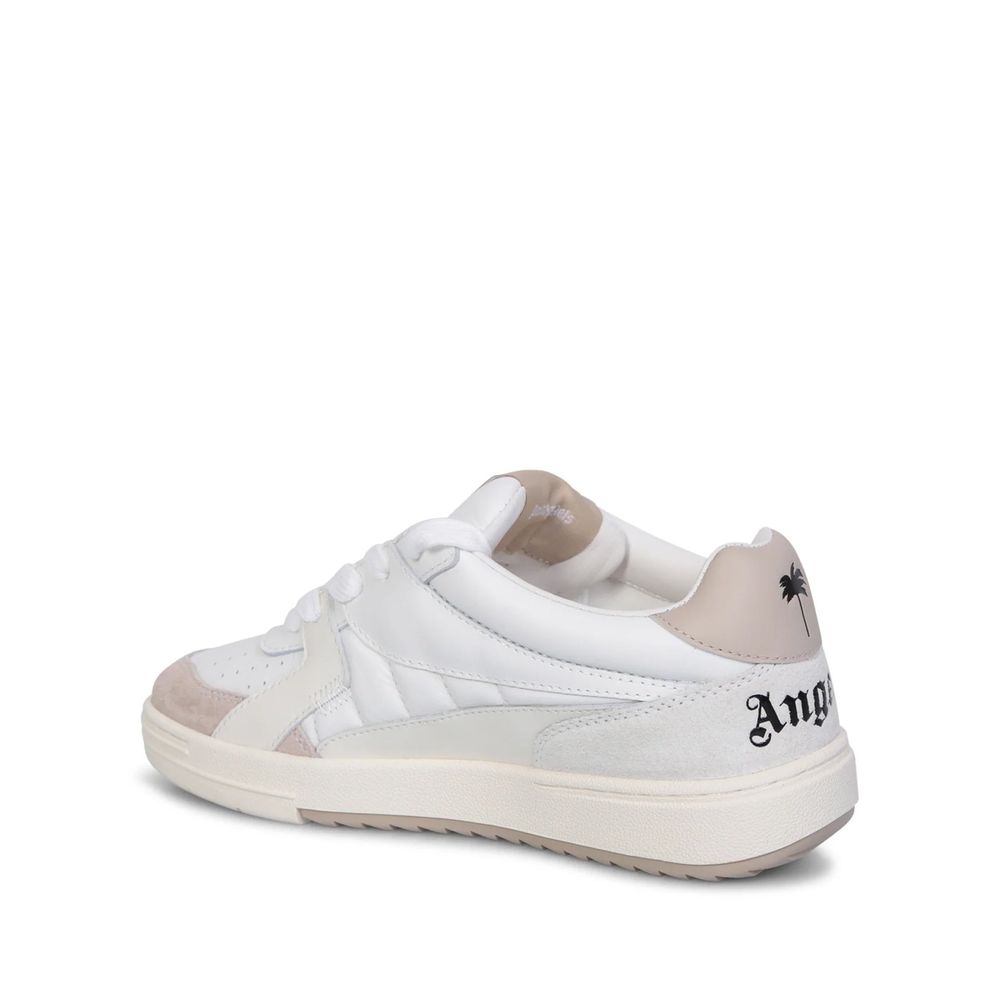 White Calfskin Athletic Sneakers
