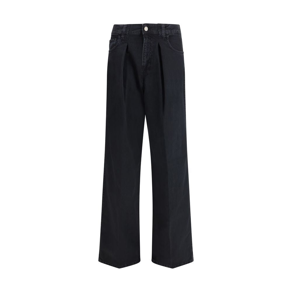 Black Cotton Jeans Denim
