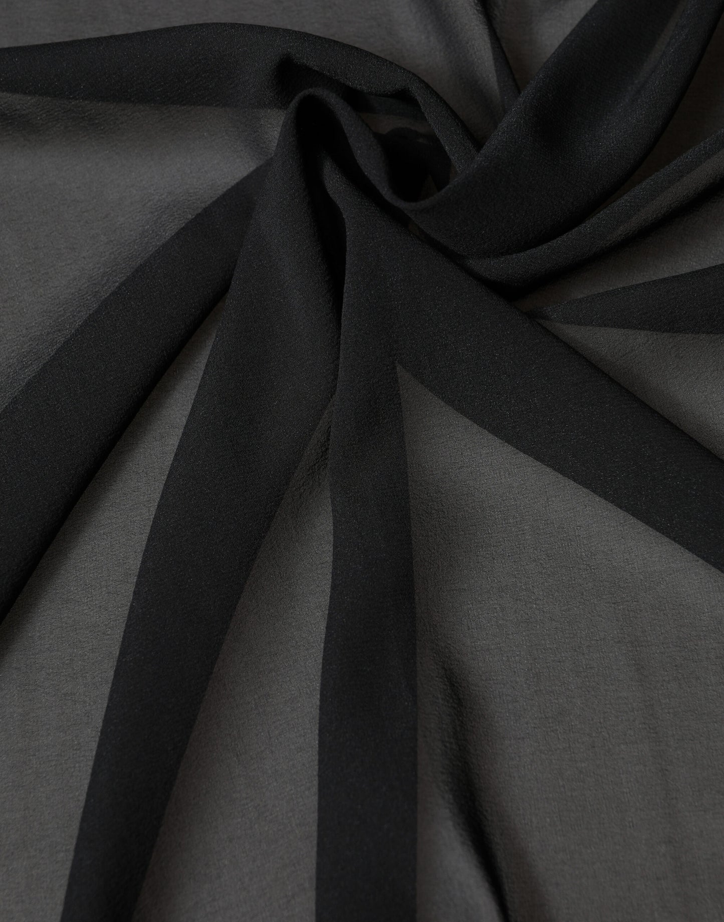 Black Silk Neck Wrap Shawl Stole 200cm x 64cm  Scarf