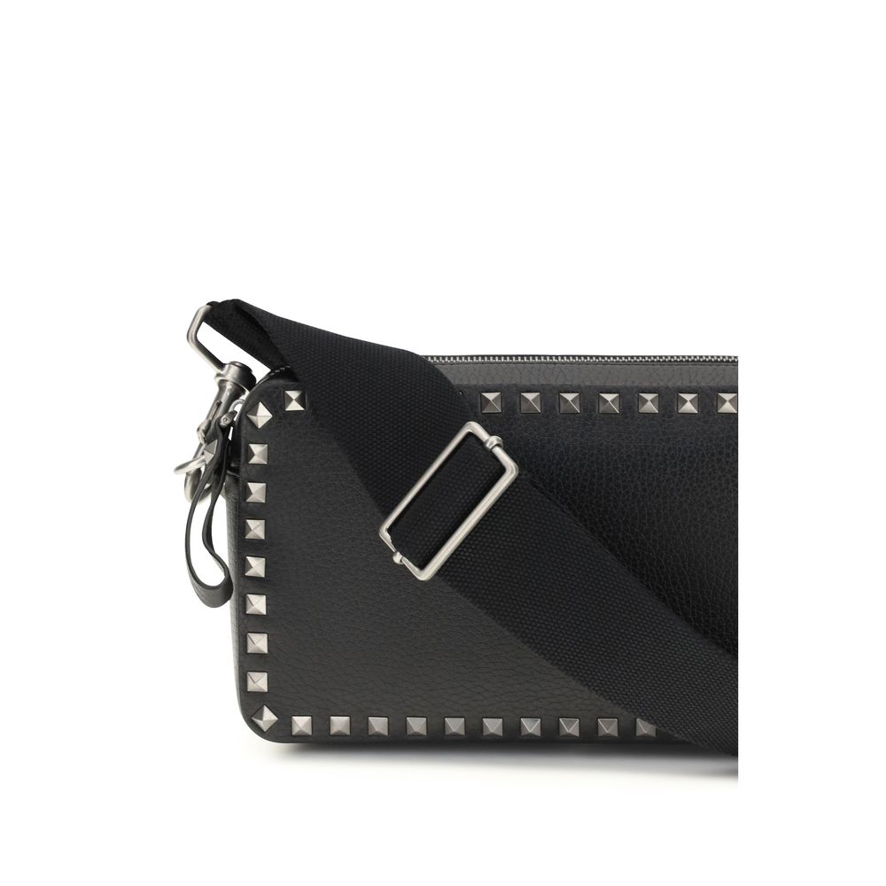 Black Calf Leather Bos Taurus Shoulder Bag