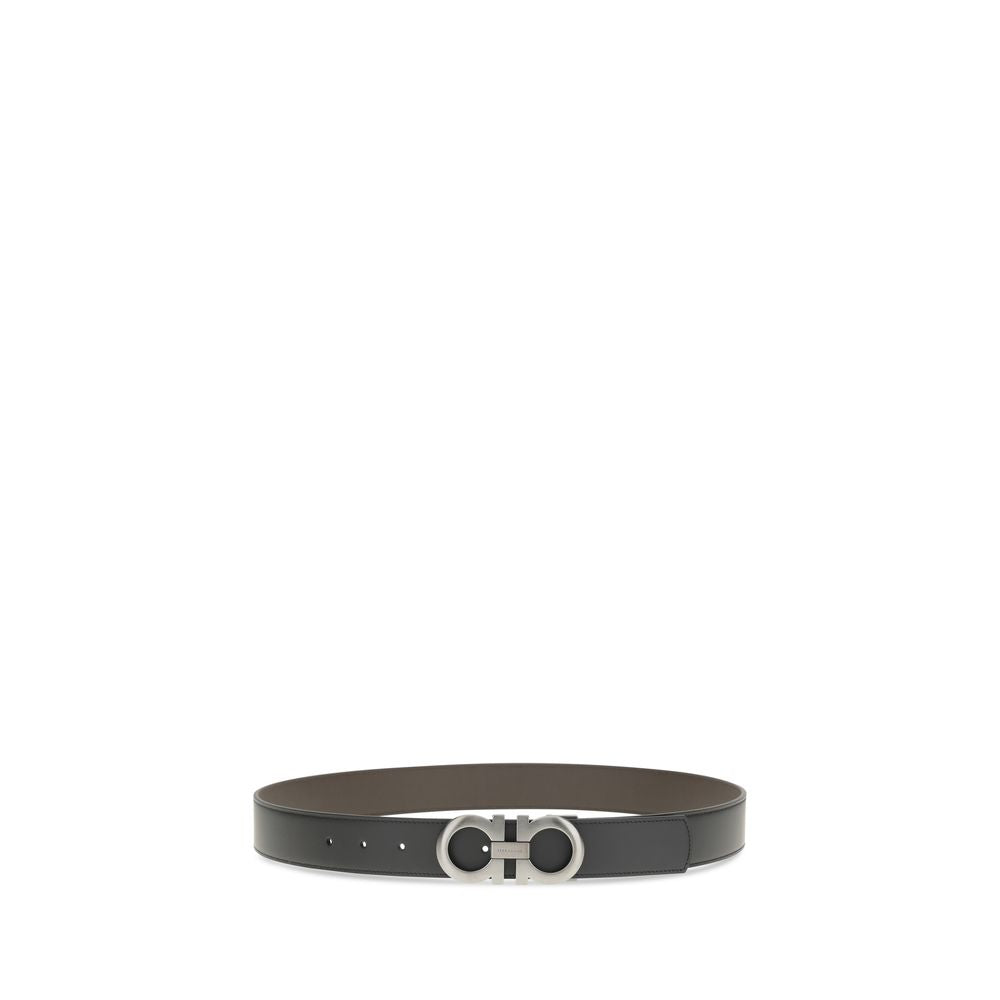 Black Calf Leather Bos Taurus Belt