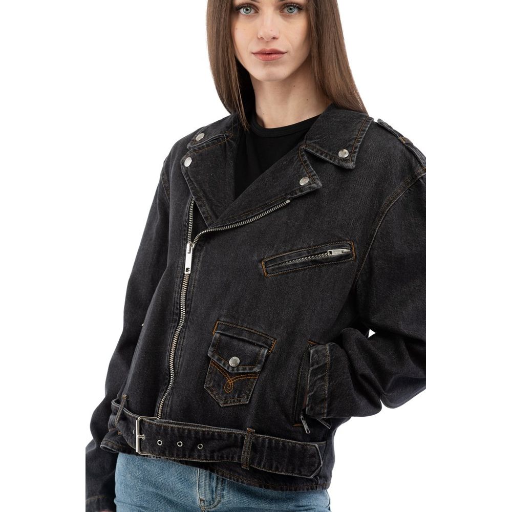 Multicolor Cotton Denim Jacket