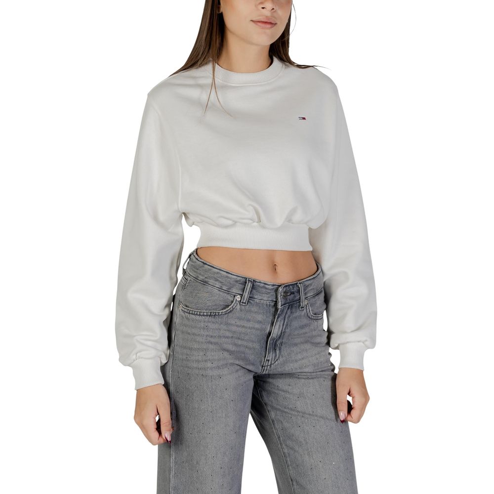 Cream Recycled Cotton Sweatshirt