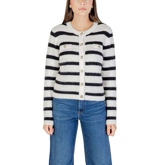 White Marabou Cardigan