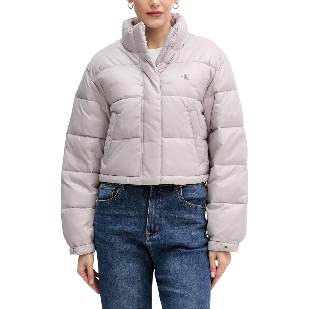 Purple Polyamide Jacket