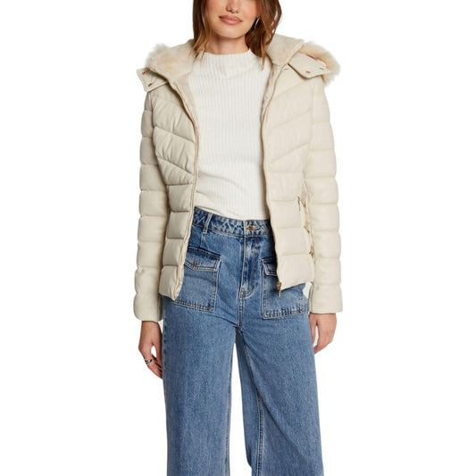 Beige Polyethylene Full-Length Jacket