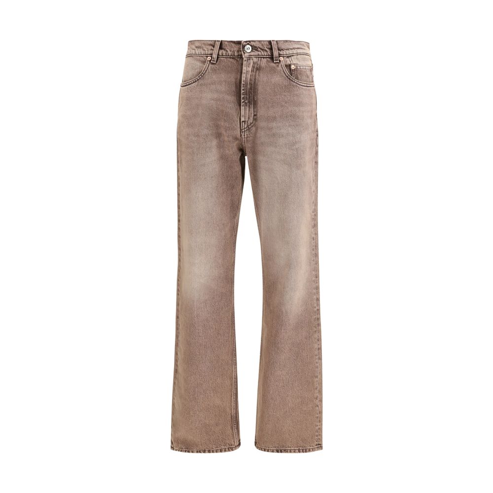 Multicolor Cotton Bootcut Jeans