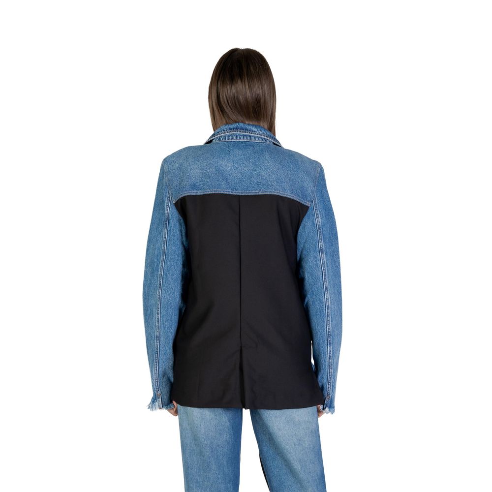 Blue Cotton Blazer