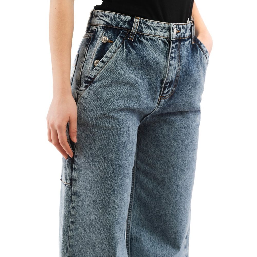 Multicolor Cotton Relaxed Fit Jeans