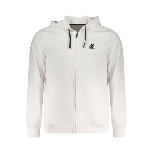 White Cotton Men's Hoodie