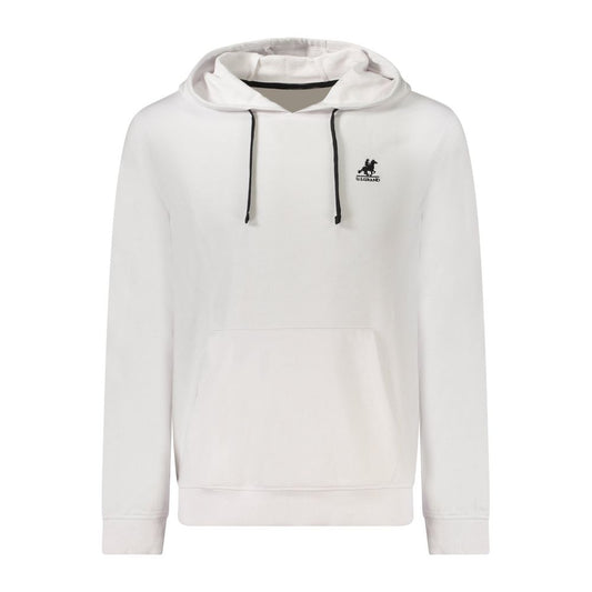 White Cotton Men Sweatshirt