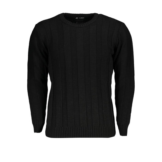 Black Acrylic Men's Sweater