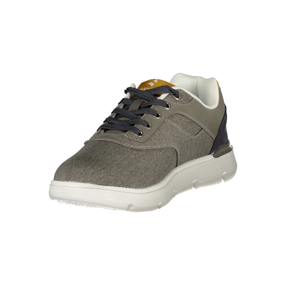 Grigio Poliestere Men Sneaker