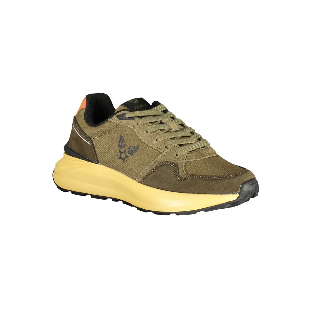 Verde Poliuretano Men Sneaker