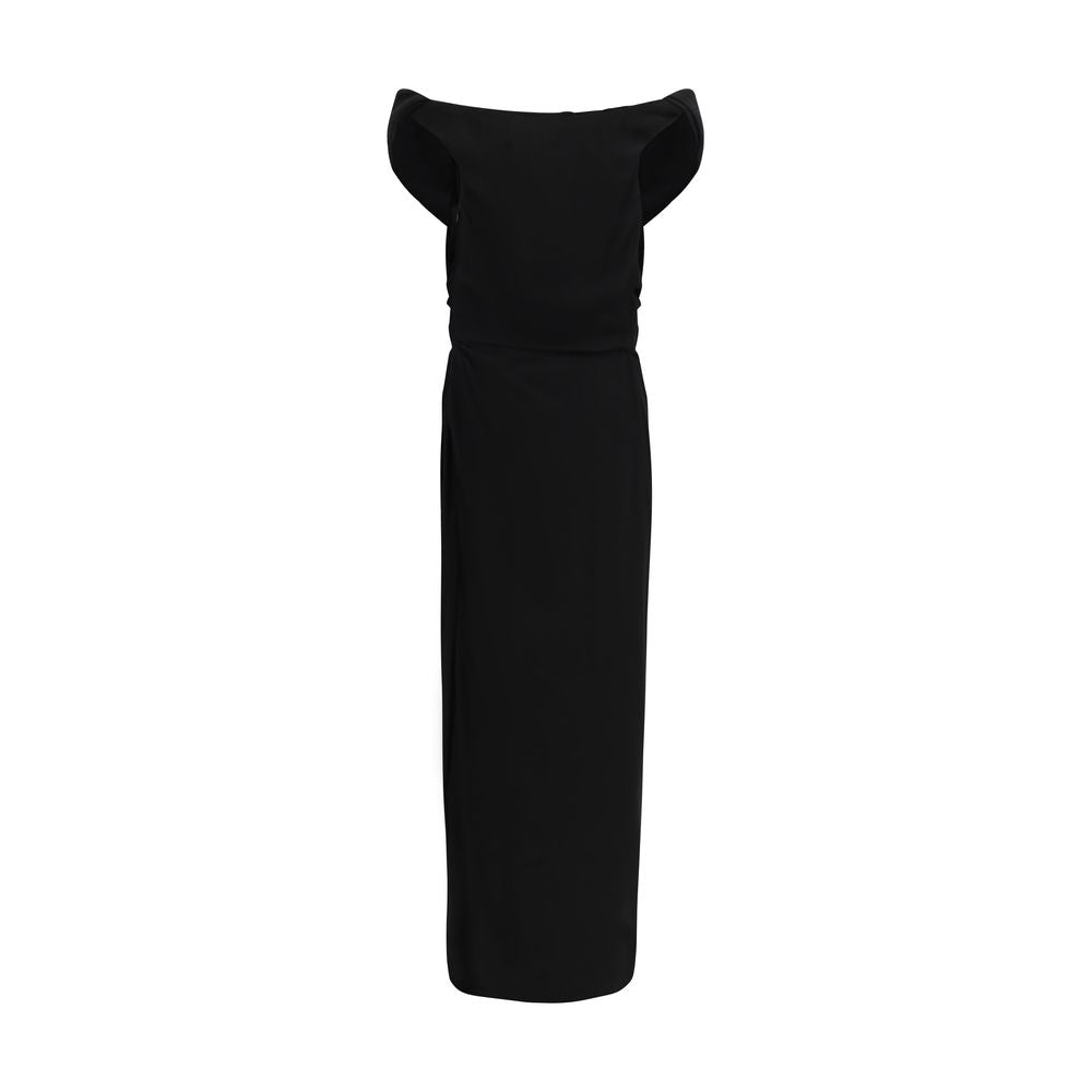 Black Viscose Cocktail Dress