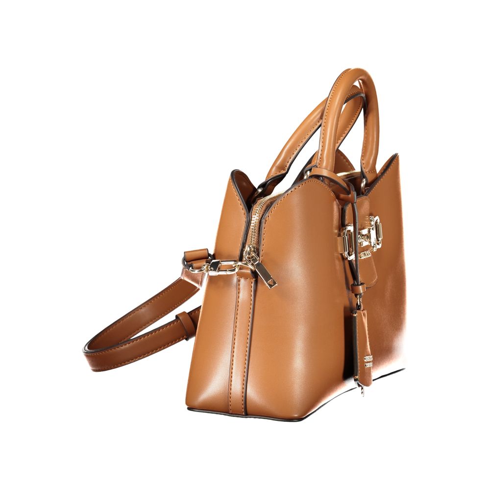 Marrone Poliuretano Women Handbag
