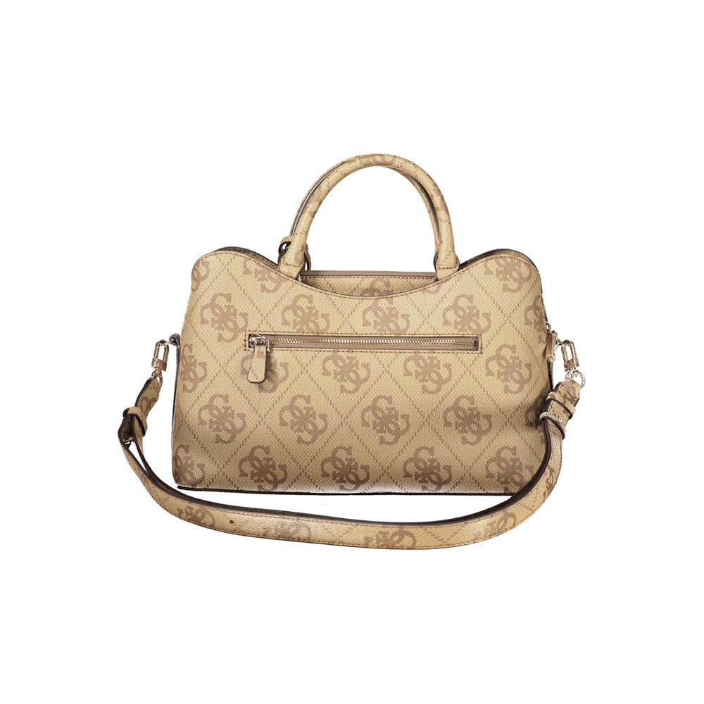 Black Polyurethane Women Handbag