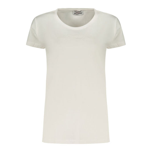 White Cotton Women's T-Shirt