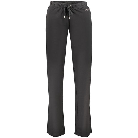 Black Cotton Women's Trouser