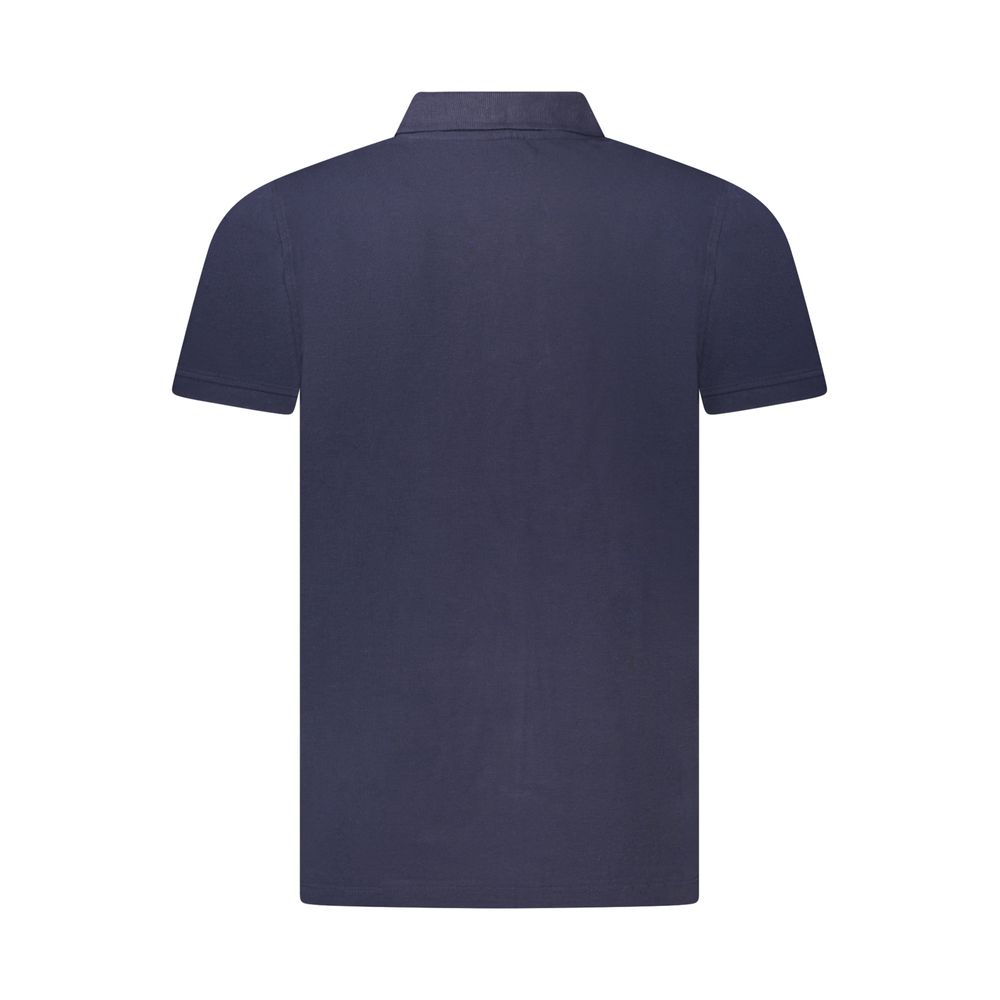 Blue Cotton Men's Polo
