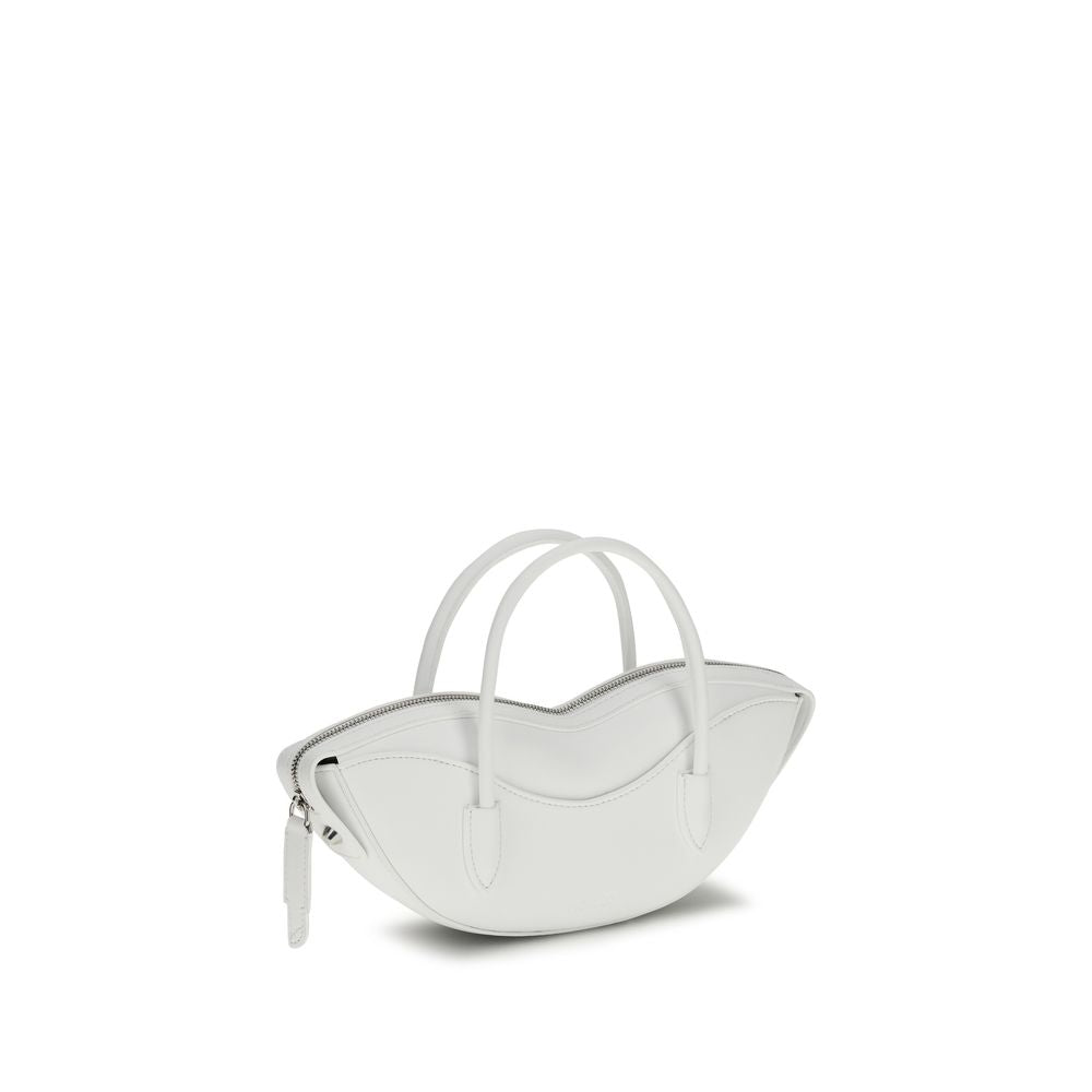 White Calf Leather Bos Taurus Shoulder Bag