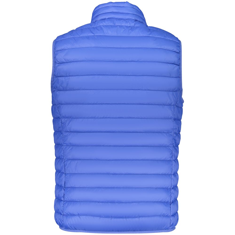 Blue Polyester Men's Vest