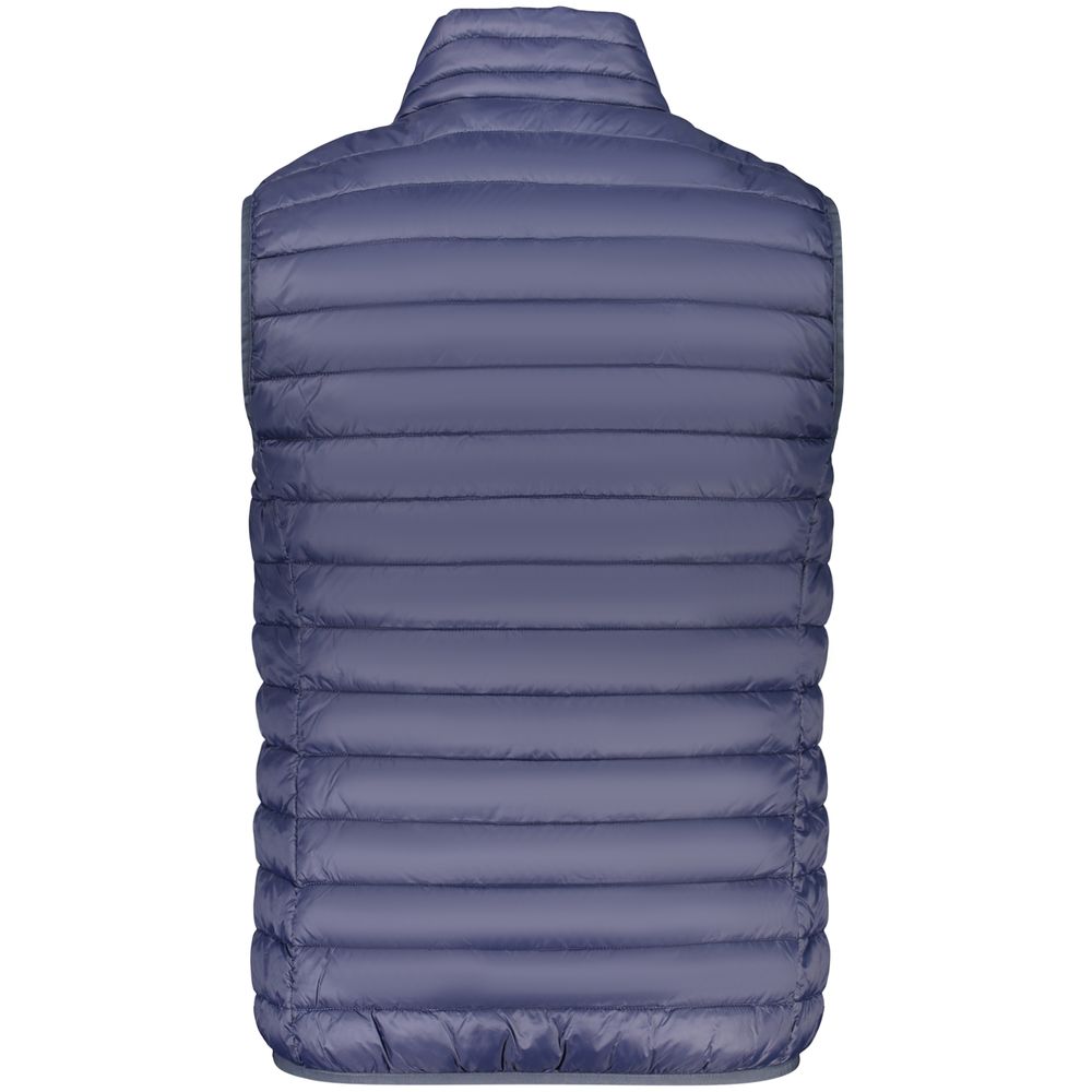 Blue Polyester Men's Jacket