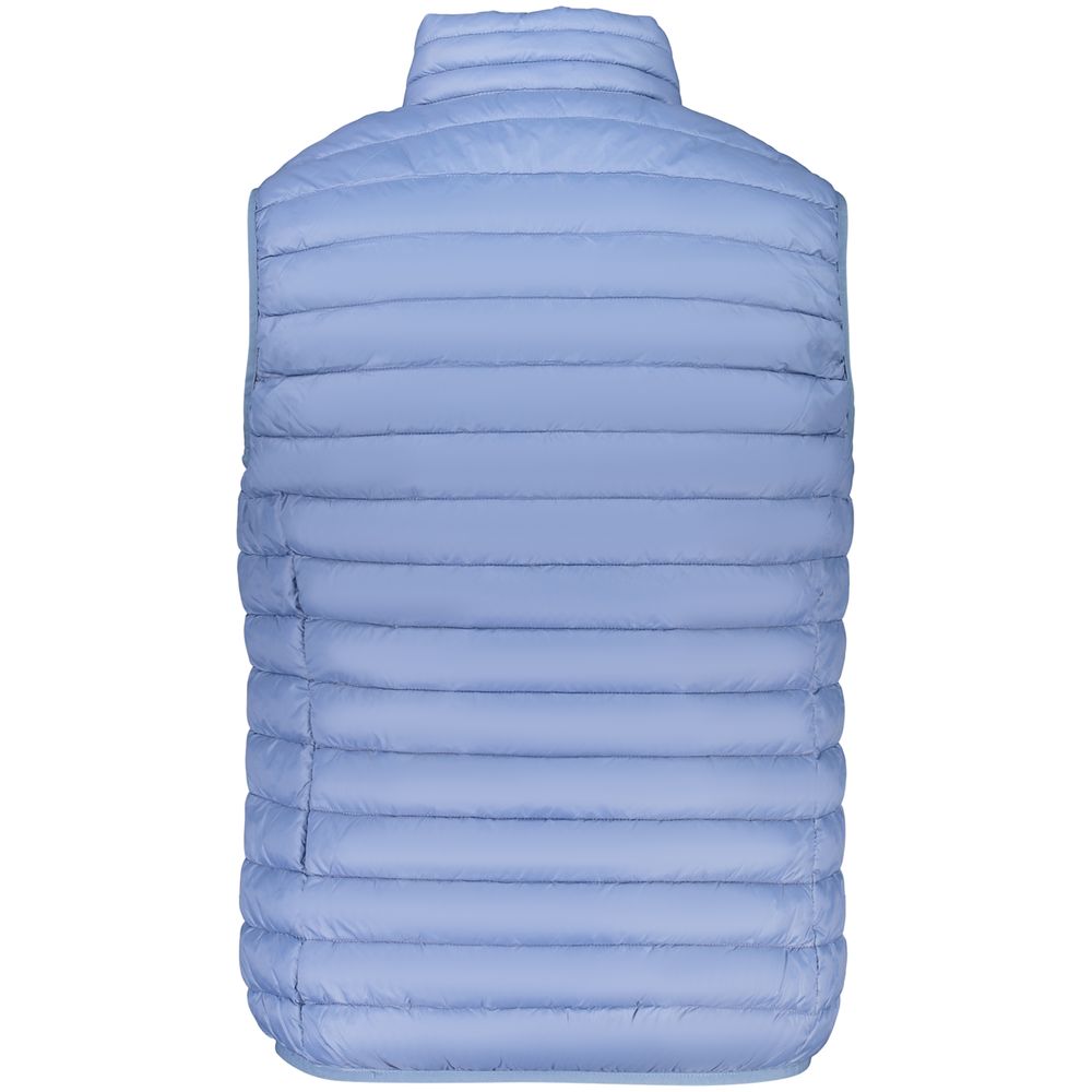 Blue Polyester Men's Jacket