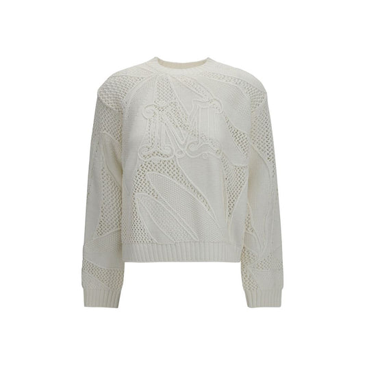 White Cotton Sweatshirt
