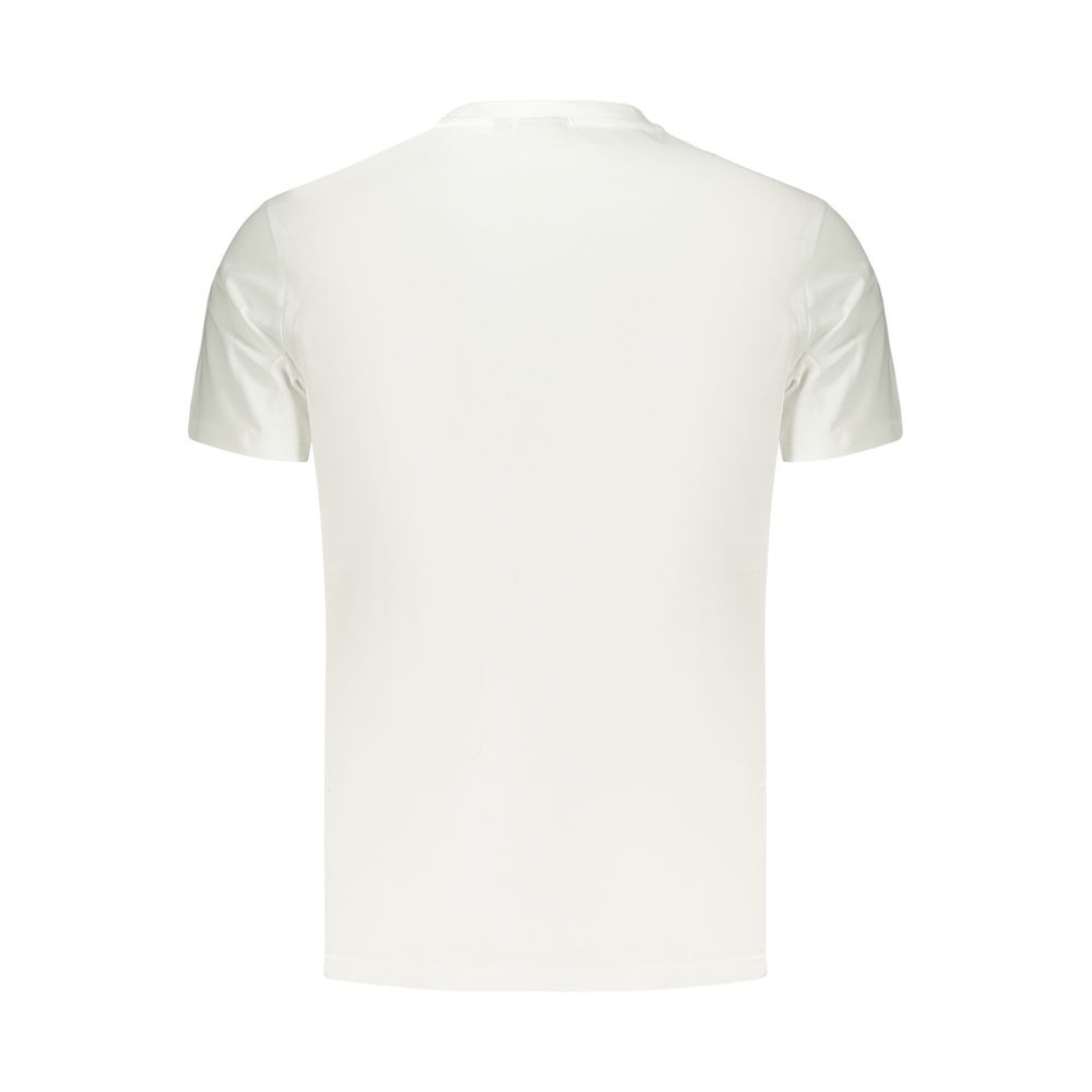 White Cotton Men's T-Shirt