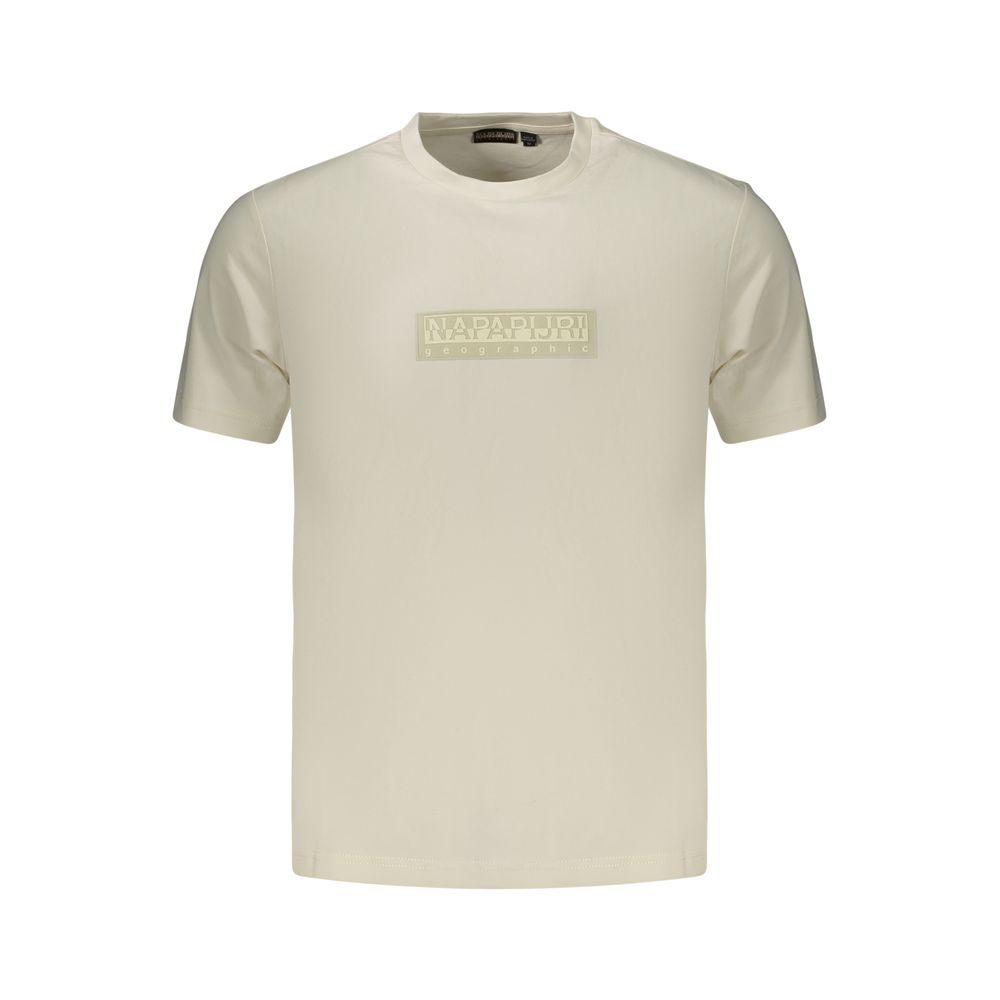 White Cotton Men's T-Shirt